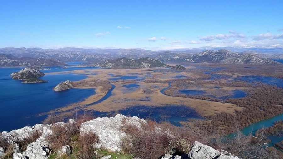 Поглед са Врањине на Скадарско језеро – Аутор фотографије: Миљан Џаковић